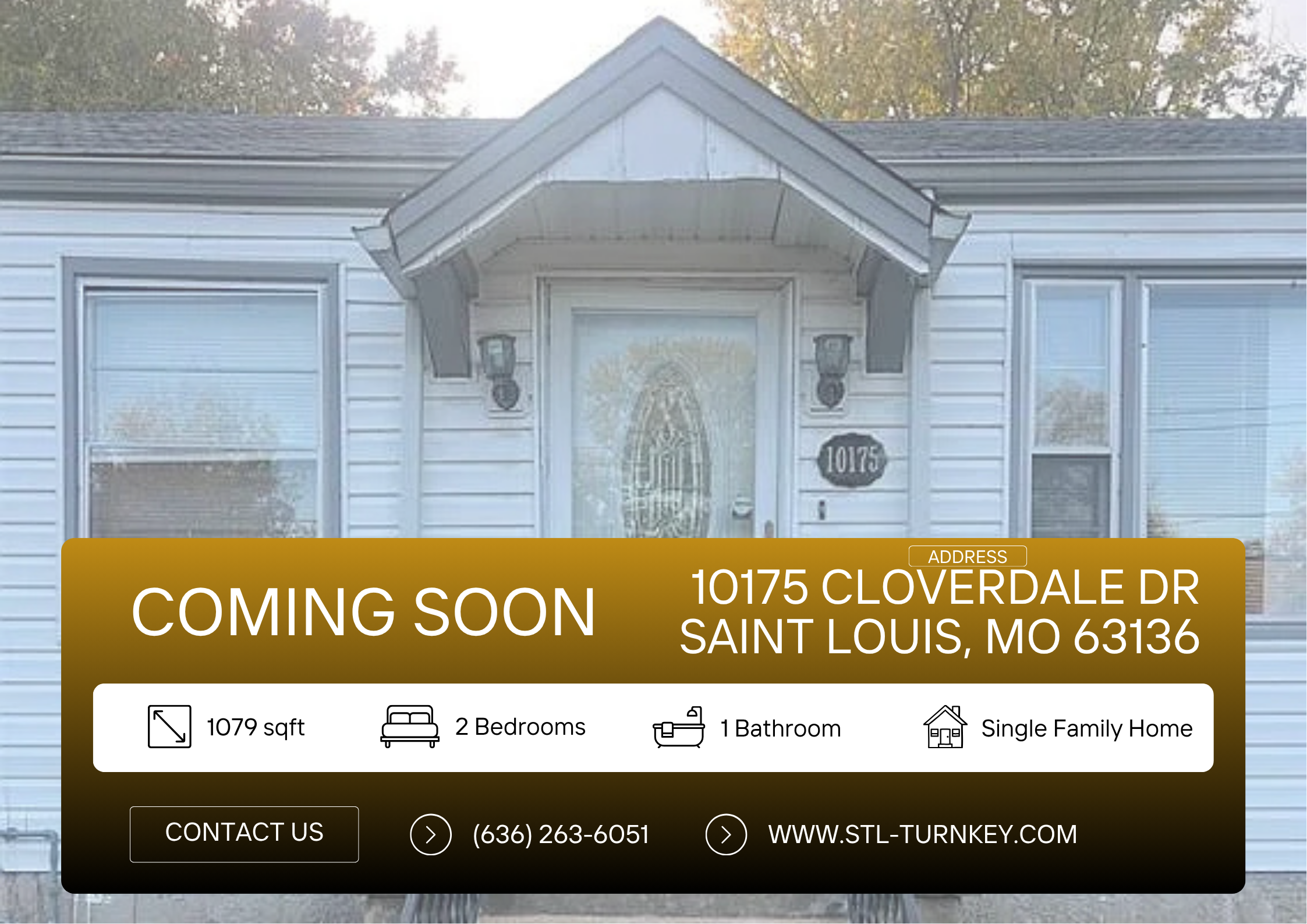 COMING SOON: 10175 Cloverdale Dr, St. Louis, MO 63136